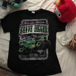 Gravedigger Monster Jam tshirt